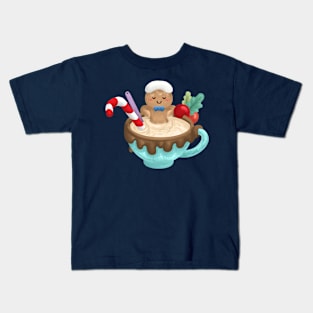 Gingerbread Cookie Bath Time Kids T-Shirt